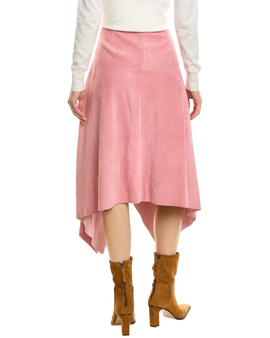 Ferragamo Suede Maxi Skirt
