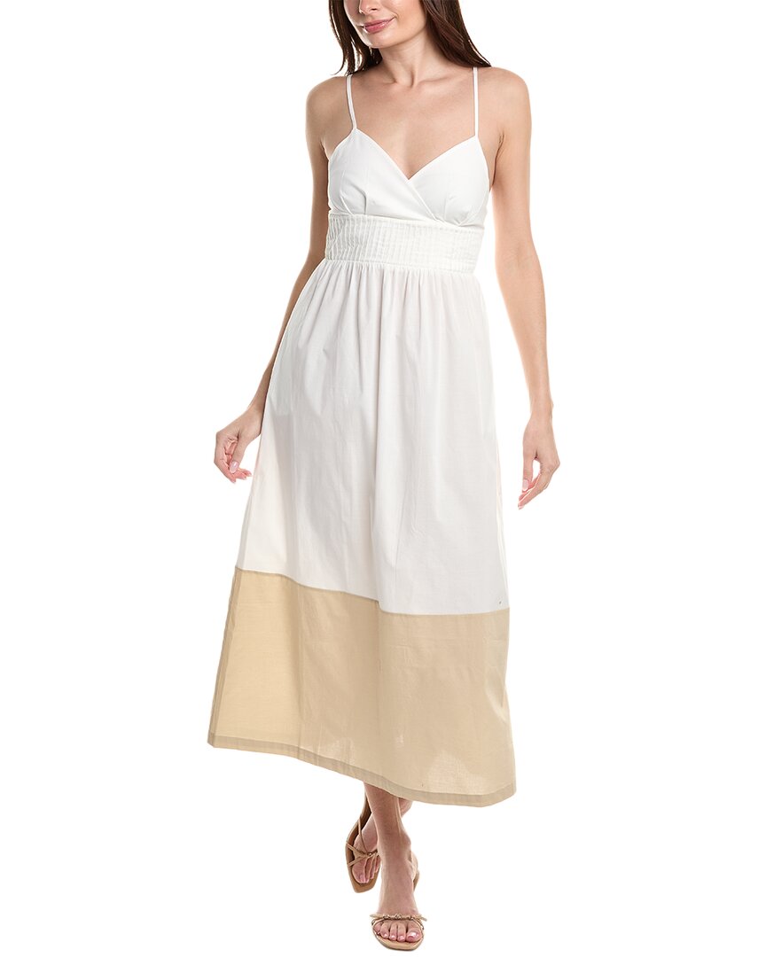 Alpha Studio Midi Dress Brown Multi