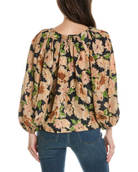 The Great The Magpie Silk Top