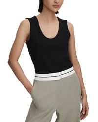 Reiss Courtney Scoop Neck Shell