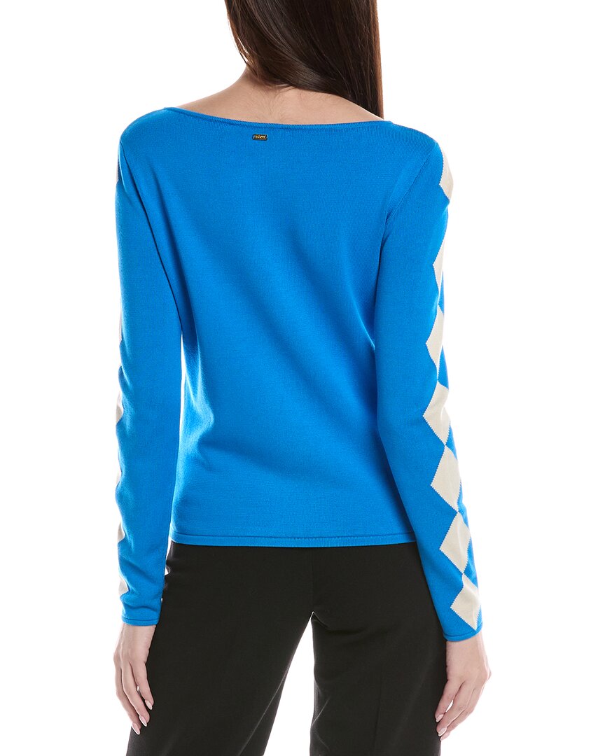 St. John Intarsia Knit Sweater