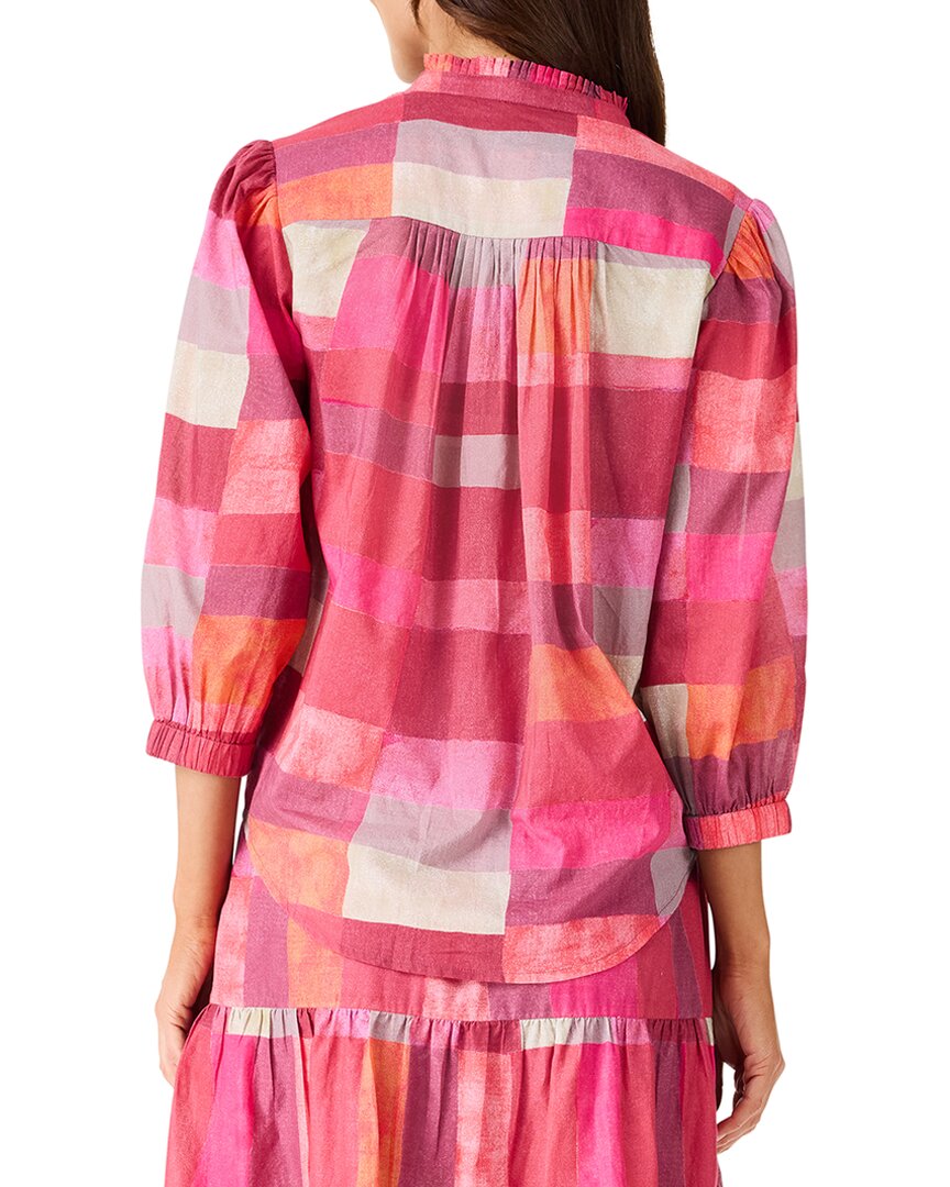 Nic+Zoe Sunset Plaid Girlfriend Shirt
