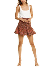 A.L.C. Kade Silk Mini Skirt