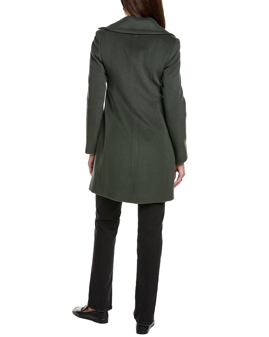 Fleurette Tailored Double-Breasted Wool-Blend Coat