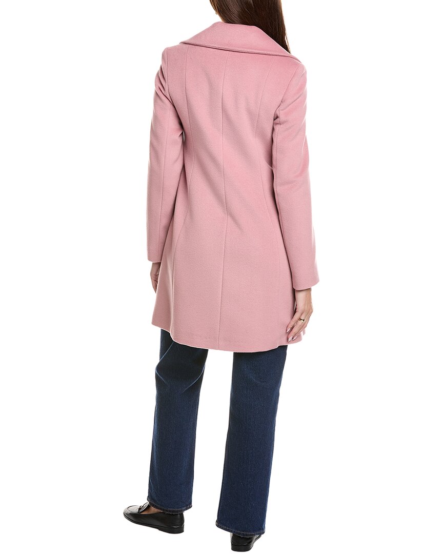 Fleurette Tailored Double-Breasted Wool-Blend Coat