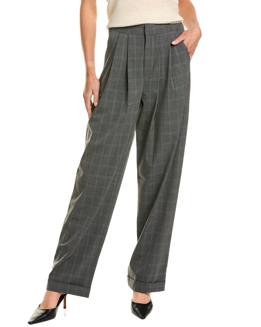 Sophie Rue Double Pleat Trouser Grey Multi