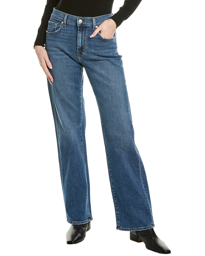 7 For All Mankind Tess Trouser Blue