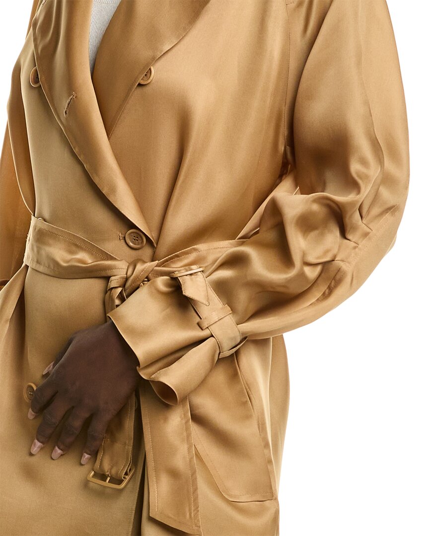 Max Mara Sacco Silk Coat