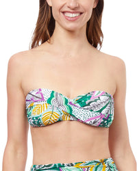 Profile By Gottex Tropic Boom Bandeau Bra Green