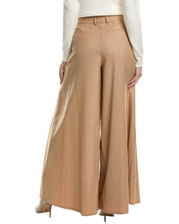 Lafayette 148 New York Womens Henry Wide Leg Wool Pant, 16
