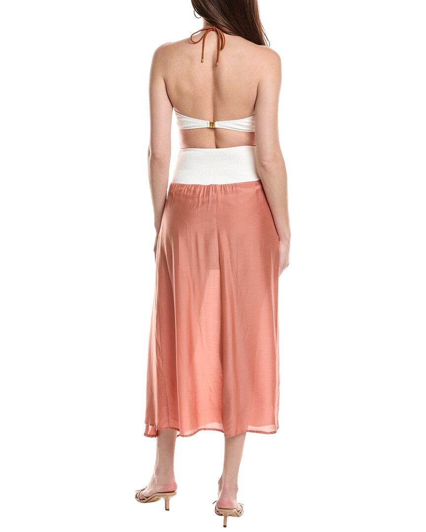 Vix Solid Silk-Blend Midi Dress, Default / White Vix Solid Silk-Blend Midi Dress, Default / White