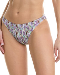 Tanya Taylor Valencia Smocked Bikini Bottom Multi Regular 0 (XS)