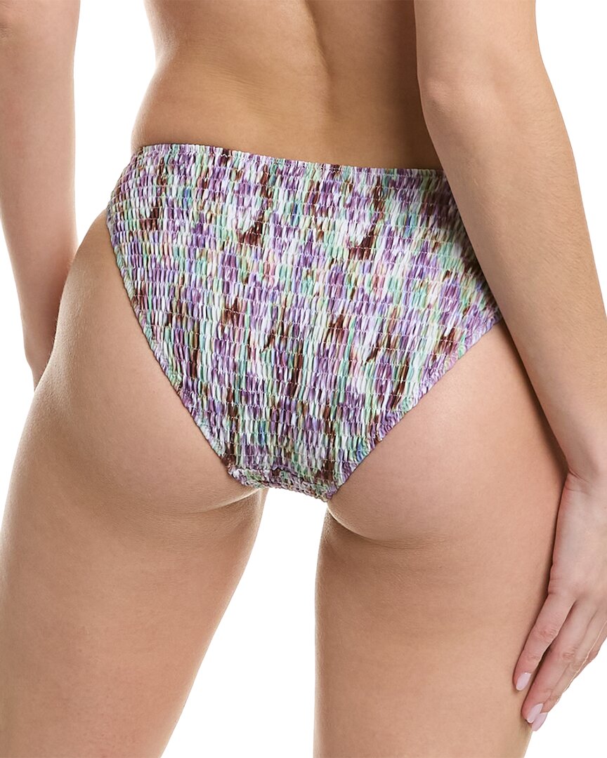Tanya Taylor Valencia Smocked Bikini Bottom