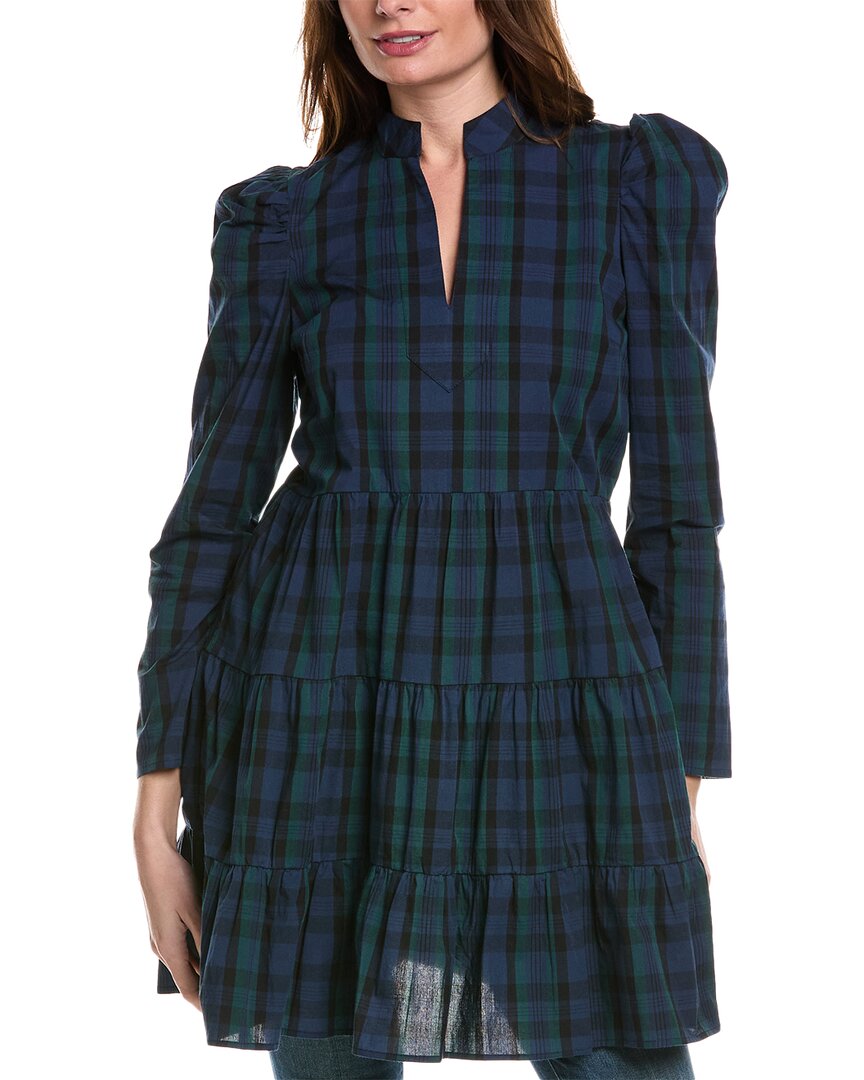 Sail To Sable Puff Sleeve Peplum Top Green