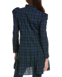 Sail To Sable Puff Sleeve Peplum Top