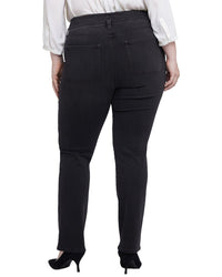 Nydj Plus Marilyn Cordoba Cliff High-Rise Straight Leg Jean