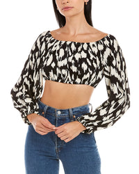 Traffic People Sofia Crop Top Black