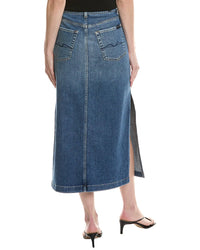 7 For All Mankind Midi Skirt