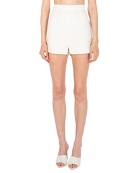 Secret Mission Ada Linen-Blend Short Off White Regular 12 (L)
