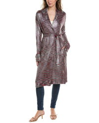 M Missoni Trench Coat Red