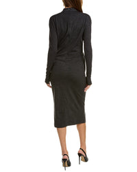 Brunello Cucinelli Wool-Blend Midi Dress