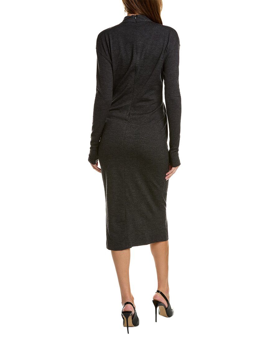 Brunello Cucinelli Wool-Blend Midi Dress