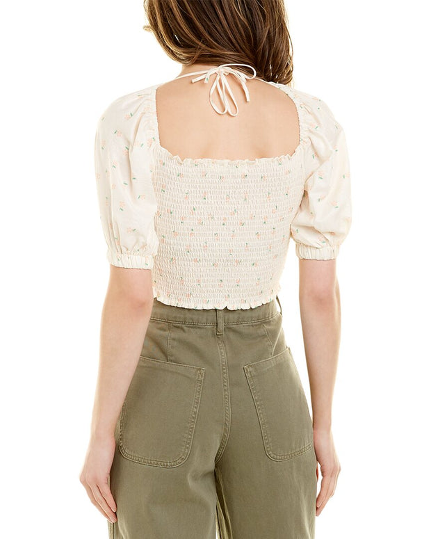 70/21 Printed Crop Top