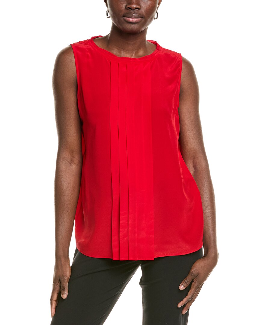 Boss Hugo Boss Bemiula Silk Top Red