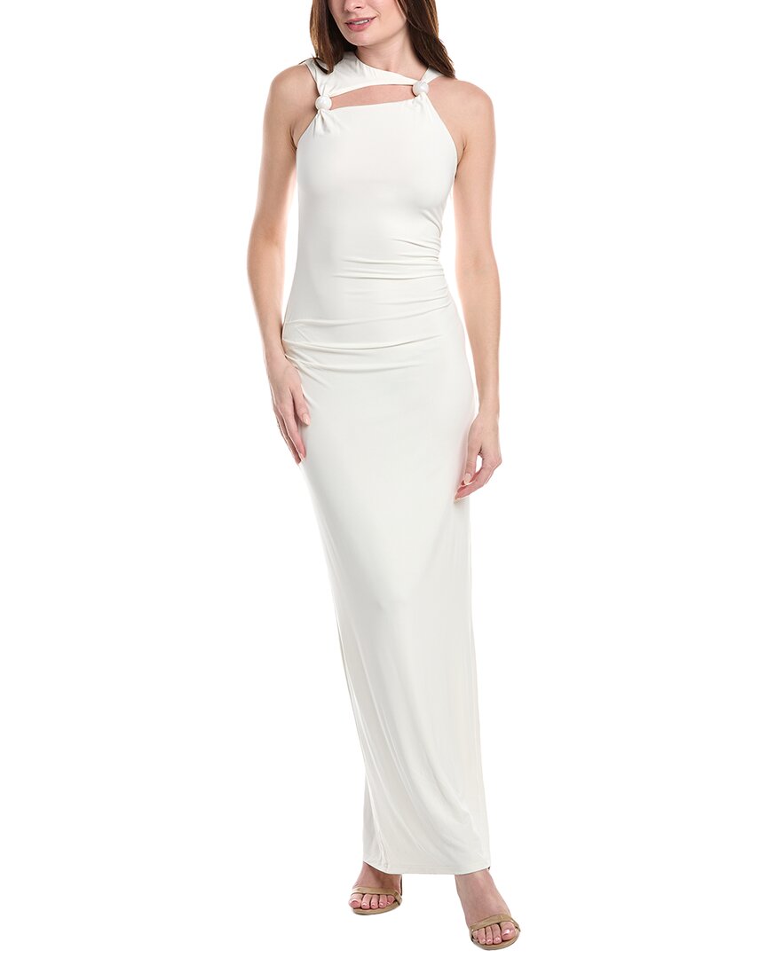 Misha Arna Gown White