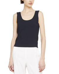Vince Scoop Neck Tank Blue