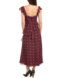 Jason Wu Paint Dot Silk Maxi Dress