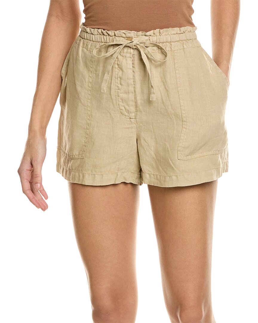 Michael Stars Paulette Linen Ruffled Waist Short