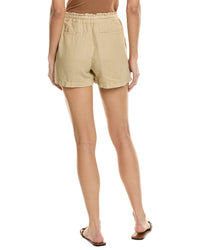 Michael Stars Paulette Linen Ruffled Waist Short