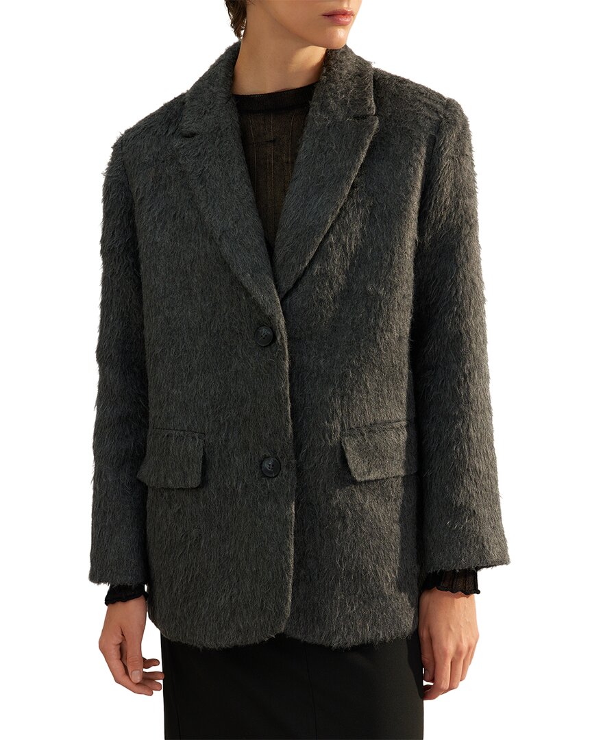 Trendyol Oversized Coat Gray 40