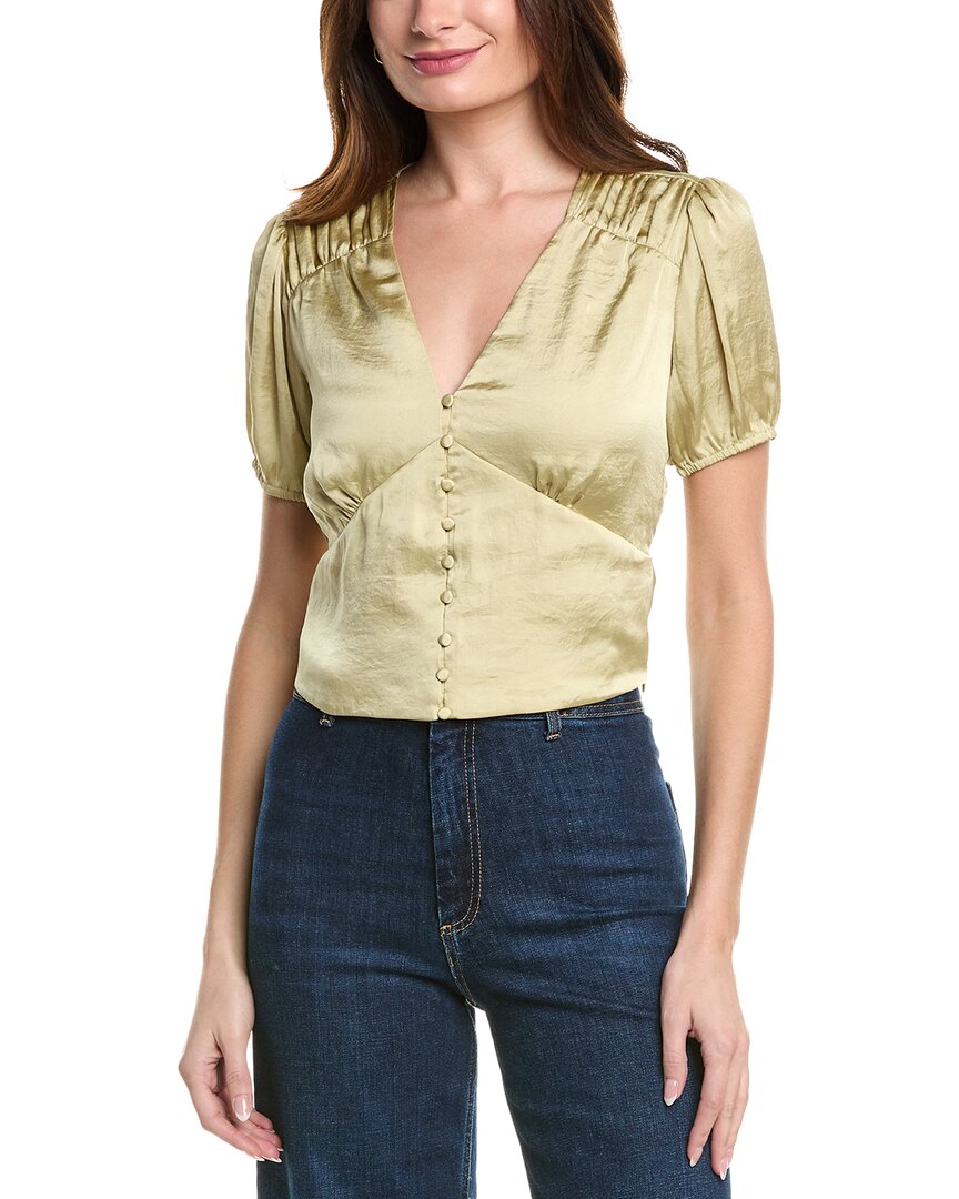 Paige Plie Top Green
