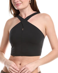 Spiritual Gangster Spiritual Gangster Jules Cross Neck Crop Tank
