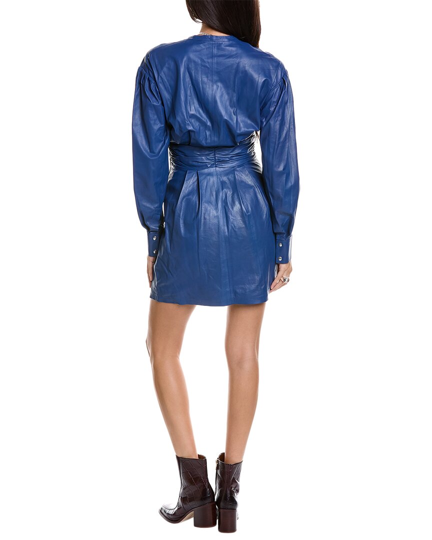 Iro Amboar Leather Mini Dress