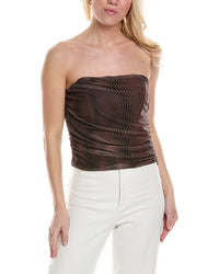 Reveriee Tube Top Brown Multi Regular 12 (L)