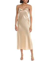 Vince Cowl Neck Slip Dress Beige 6
