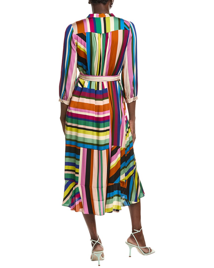 Elie Tahari The Mila Silk-Blend Shirtdress