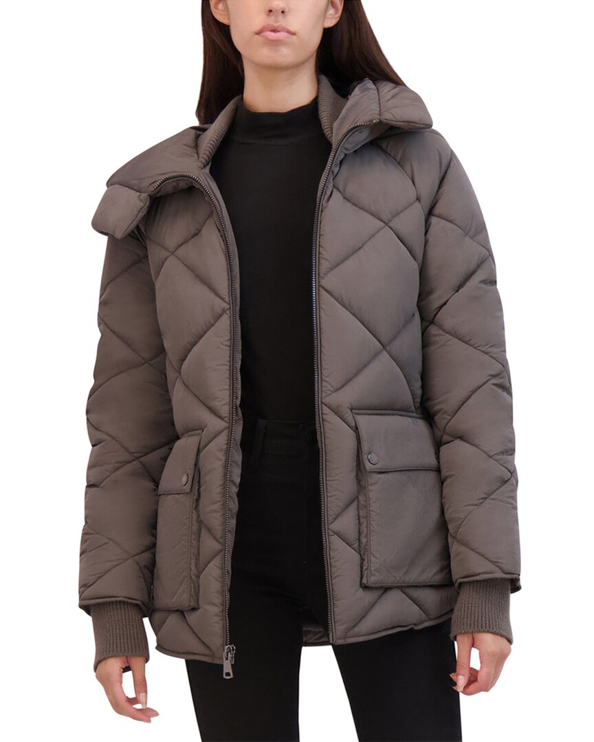 Kenneth Cole Kenneth Cole Diamond Quilted Puffer Coat