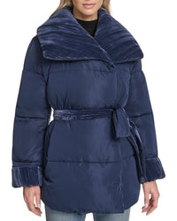 Andrew Marc Emerson Belted Wrap Coat