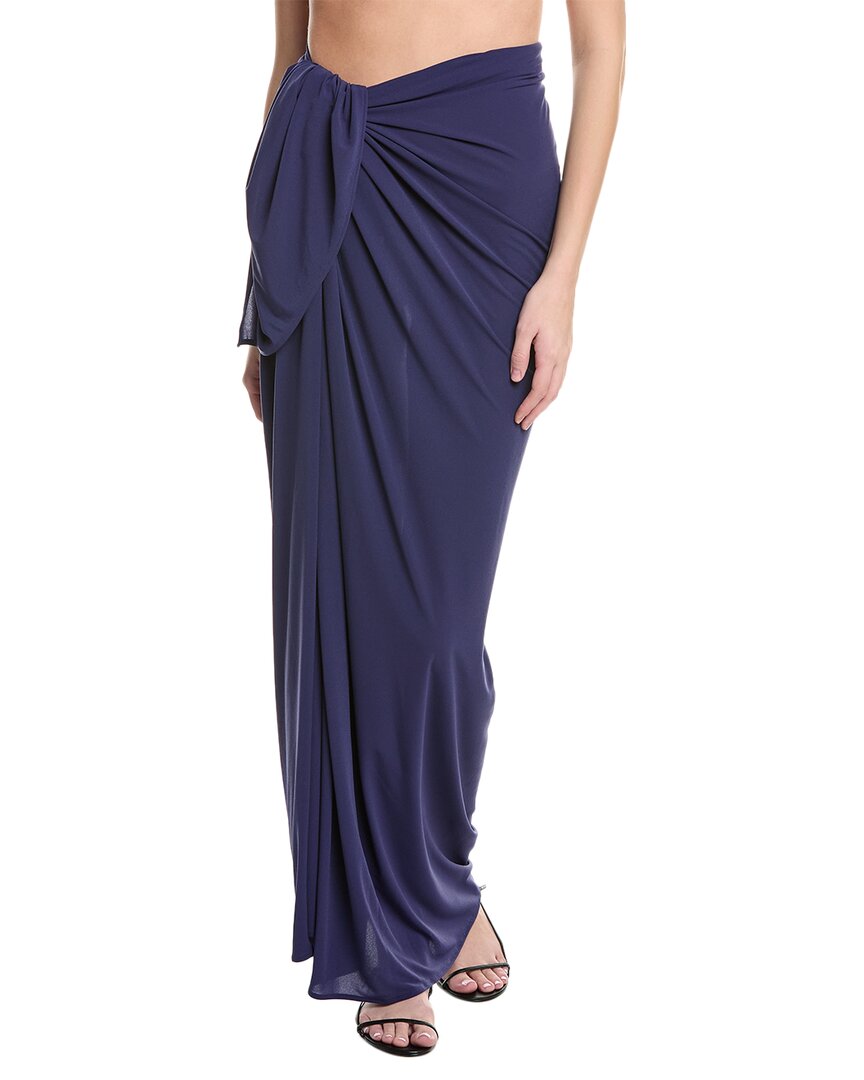 Norma Kamali Womens Ernie Scarf, Blue