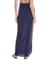 Norma Kamali Womens Ernie Scarf, Blue