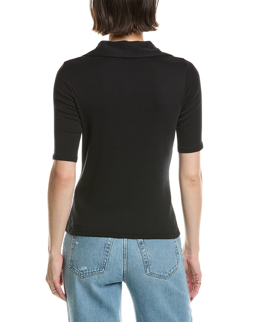 Vince Elbow-Sleeve Polo Shirt