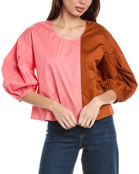 Crosby By Mollie Burch Sully Top Pink