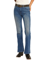 Current/Elliott The Promenade Bay Bootcut Jean Blue