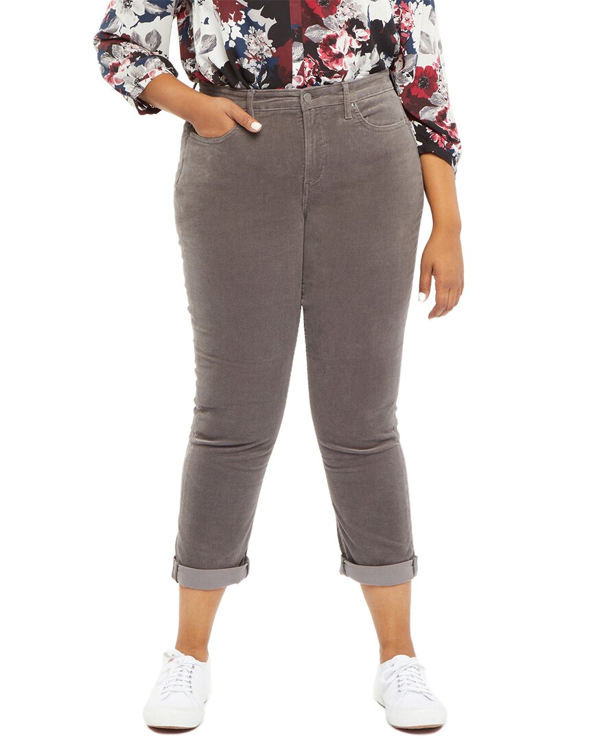 Nydj Plus Margot Volcanic Glass Girlfriend Jean