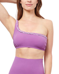 Profile By Gottex Kundala One Shoulder Bikini Top Purple