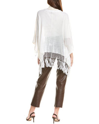 Brunello Cucinelli Linen & Wool-Blend Poncho